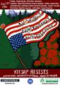 Flyer for Kitsap Resists Events for Sat Jun 14, 2025