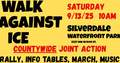 Flyer for Kitsap Sept 13, Walk against ICE
