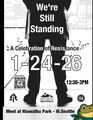 Flyer for Seattle We're Still Standing March and Rally on Sat Jan 24, 2026