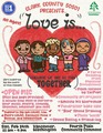 Flyer for Vancouver Feb 14, 2026 Love Is Social Event